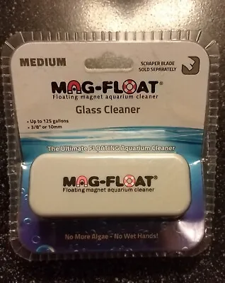 Mag-Float Ultimate Floating Magnet Aquarium Glass Cleaner Med Up To 125 Gallons • $24.98