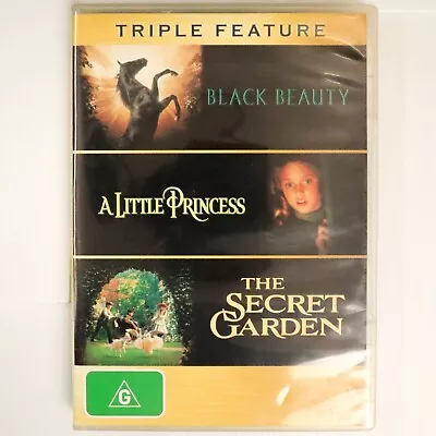 The Secret Garden / A Little Princess / Black Beauty (DVD 2007) Triple Feature • £10.53