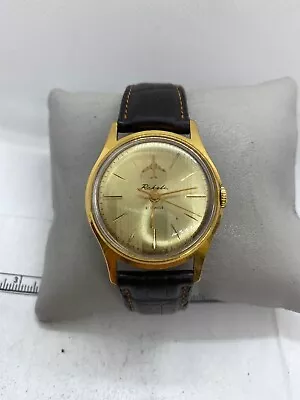 Vintage Raketa 21 Jewels USSR Made Gents Watch 20 Micron Rolled Gold Superb Rare • £114.50