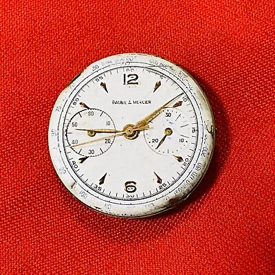 Vintage Baume Mercier Chronograph Manual Movement Landeron 48 Repair Or Parts • $99.99