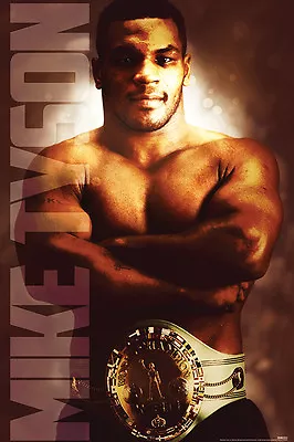 MIKE TYSON HEAVYWEIGHT CHAMP 24x36 POSTER BOXER WALL DECOR ART FIGHTER ICONIC!! • $17.99