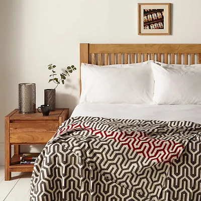 John Lewis Fusion Tia Throw 100% Cotton Size 150cm X 200cm • £36