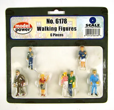 NEW Model Power 6178 O Scale Walking People Figures W/FREE SHIPPING! • $17.99