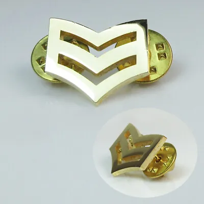 USA Army First Class Sergeant Collar Lapel Pin Insignia Military Veteran Hat Pin • $7.35