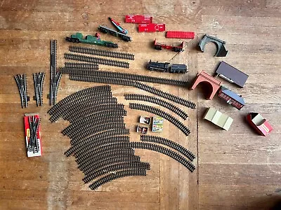 JOB LOT OF TRIANG HORNBY HO/OO Etc Train Track 43775 Loco & Accessories • £2
