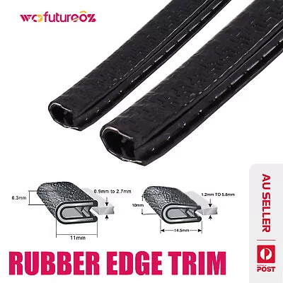 Rubber U Channel Edge Trim Car Door Hood Trunk Edging Protection Pinchweld Strip • $13.93