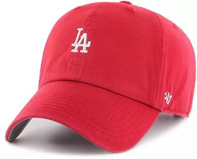 Los Angeles Dodgers 47 Brand Clean Up Base Runner Red Baseball Cap • £19.99