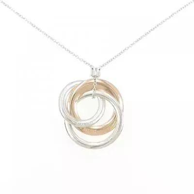 £195.01 • Buy Authentic TIFFANY 1837 Interlocking Circle Necklace  #260-004-730-0262
