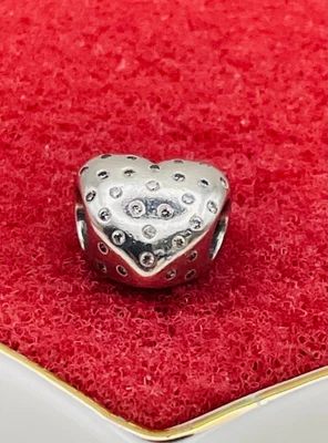 £12 • Buy Pandora Sparkling Heart Charm ALE 925 Sterling Silver  #791241CZ