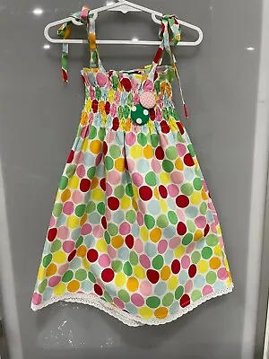 Oobi -  Girl's Colourful Spotted Dress - Size 4Y - EUC • $12