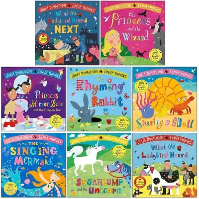 What The Ladybird Heard And Other Stories 8 Books Collection Set By Julia Donald • £22.99