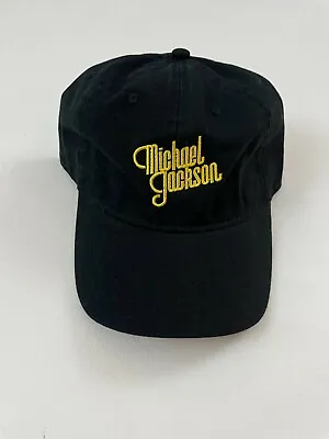 NEW Vintage Michael Jackson Black Adjustable Baseball Hat One Size • $34.99