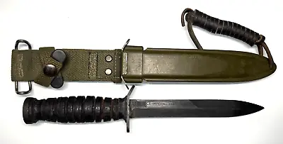 Rare  US M3 IMPERIAL 1943   Trench/Fighting Knife W/ U.S. M8 B.M.CO. Scabbard • $1200