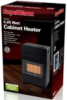 SupaWarm 3 Heat Settings Portable Butane Calor Gas Space Cabinet Heater - 4.2k • £99.99