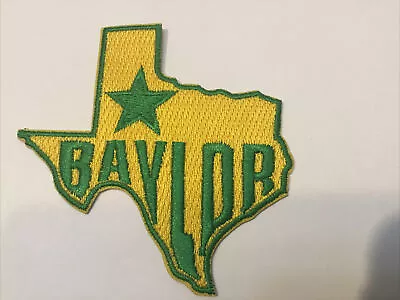 Baylor University Bears VINTAGE EMBROIDERED IRON ON PATCH 3  X 3” • $6.69