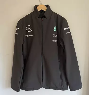 Mercedes-Benz AMG BlackBerry Petronas Formula One Team Racing Jacket Size Medium • £49.99