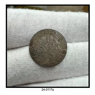 1825 1½ Sol Geneve Canton Coin • $14.99