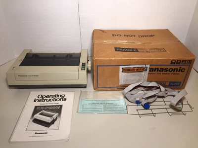 $149.99 • Buy Vintage Panasonic Impact Dot Matrix Printer KX-P1080i W/ Original Box And Manual