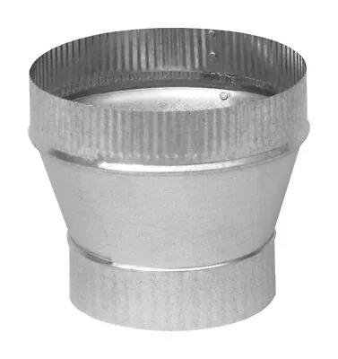 Imperial GV1358 Gray 24 Ga. Galvanized Steel Furnace Pipe Increaser 6x5 Dia. In. • $16.30