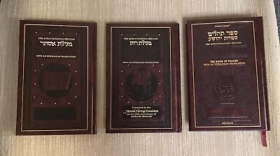 LOT OF 3! ArtScroll Torah Books: Tehillim Megillah Ruth Schottenstein Edition • $30