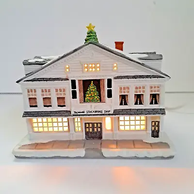 Hawthorne Village 1993 Lighted “Rockwells Studio” Christmas In Stockbridge House • $32.99
