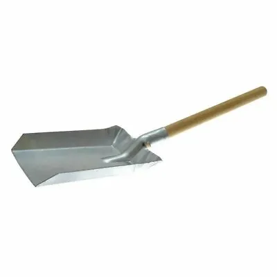 Metal Coal Shovel Wooden Handle Fireside Dustpan Fire Ash Fireplace Tools NEW! • £7.67