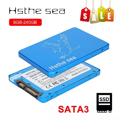 Hsthe Sea 8-240GB 2.5  SATA III 6Gb/s Internal  State Drive SSD For Laptop • £14.57