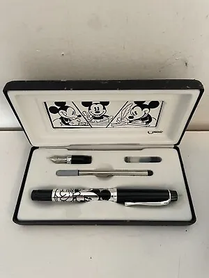 Colibri Disney Mickey & Co. Convertible Fountain/Ballpoint Pen  Silver • $85