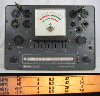 $159.99 • Buy Vintage Tube Tester Knight ALLIED RADIOI CHICAGO USA  Lights Up!