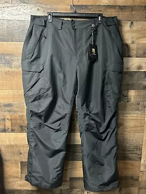 New Men’s FREE SOLDIER Winter Waterproof Skiing Pants Size XXXL 3XL Black  • $29.99