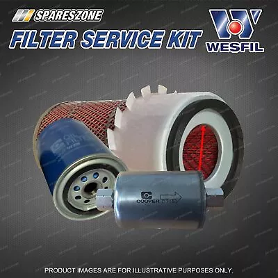 Wesfil Oil Air Fuel Filter Service Kit For Ford Falcon Outback XG Ute Van 4.0L • $65.99