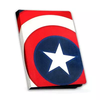 Official Marvel Captain America Shield A5 Notebook Notepad Note Book Pad • £12.95