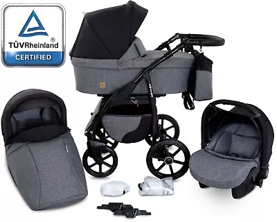 £295.99 • Buy Boston GaGaDumi Travel System 3in1 Baby Pram Car Seat Pushchair Stroller TÜV!!!