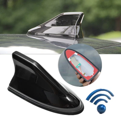 £10.06 • Buy Universal Shark Fin Car Roof Antenna Radio FM/AM Signal Aerial Black Accessories