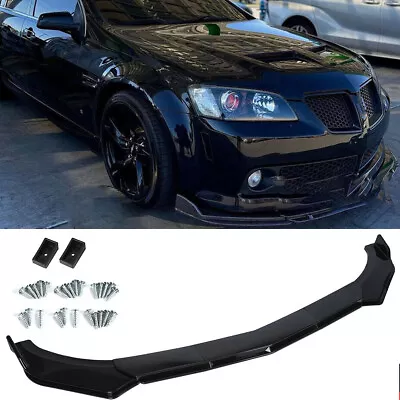 For Pontiac Firebird Glossy Black Front Bumper Lip Chin Splitter Spoiler Kit 5pc • $54.95