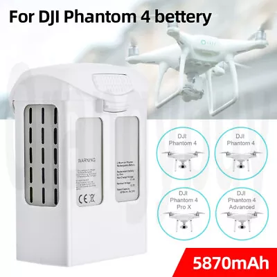 $139 • Buy Replacement For DJI Phantom 4 15.2V LiPo Intelligent Flight Battery 5870mAh New