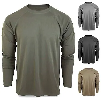 £12.90 • Buy Mil-Tec Quick Dry Long Sleeve T-Shirt Tactical Military Army Mesh Base Layer Top