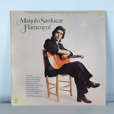 S 73488 Manolo Sanlúcar – Flamenco LP CBS 1975 Virtuoso Guitar VG+/VG+ • $7.02