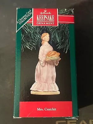 1991 Hallmark Keepsake Ornament Mrs. Cratchit Charles Dickens A Christmas Carol • $7.99