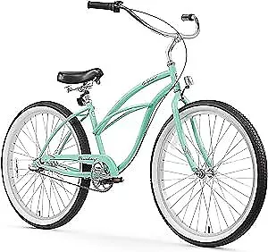 Firmstrong Urban Beach Cruiser Bicycle 24  3 Speed - Mint Green/Black Seat/Grips • $397.95