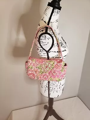 Vera Bradley Womens Petal Pink Handbag Purse Quilted  • $10