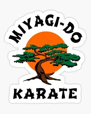 Miyagi-Do Karate Cobra Kai 80s Karate Kid Logo Iron On Tee T-shirt Transfer • £2.39