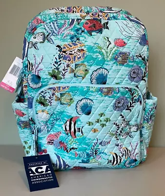 Vera Bradley Essential Backpack ANTILLES TREASURE MSRP $139 ~ NWT • $57.94