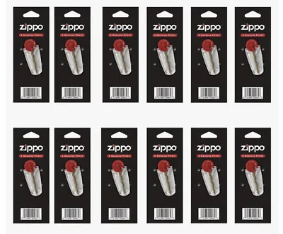 New Zippo Lighter Flint Replacement Pack Of 12 Total 72 X Flints Genuine • $31.95