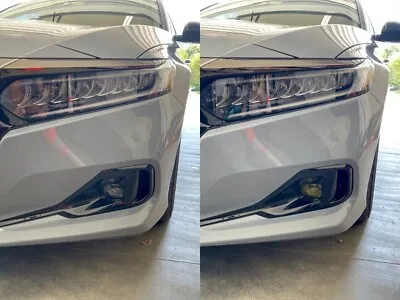 Crux Moto Yellow Fog Light Tint Overlay Fits Accord 2021 - 2022 • $14.99