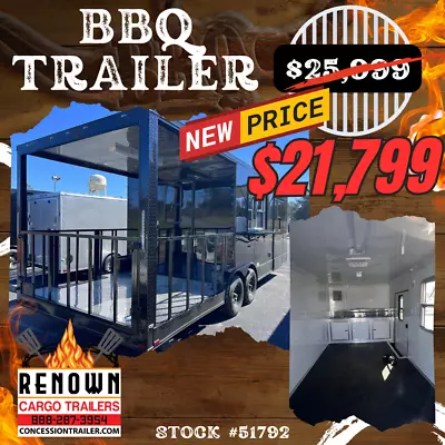 2024 QUALITY CARGO 8.5 X 24 TA3 BBQ TRAILER - Food Trailer - Concession Vending • $21799