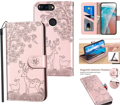 $6.95 • Buy Oneplus 5T Embossed Pu Leather Wallet Case Deer