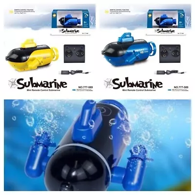 Au Kid Gift RC Submarine Electric Toy LED Light Mini Remote Control Radio Boat • $44.90