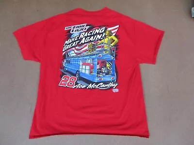 ACE McCARTHY #28 Red MAKE RACING GREAT AGAIN Midget Car Racing Race T Shirt • $15