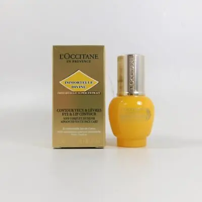 L'Occitane Immortelle Divine Eyes & Lip Contour 0.5 Oz / 15ml *NEW* • $53.54